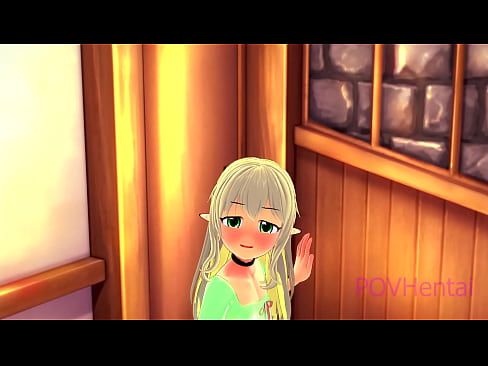 ❤️ (トラップ)エルフのメイドが顔を洗うのを手伝う ❤️❌ ロシアポルノ ❌️❤